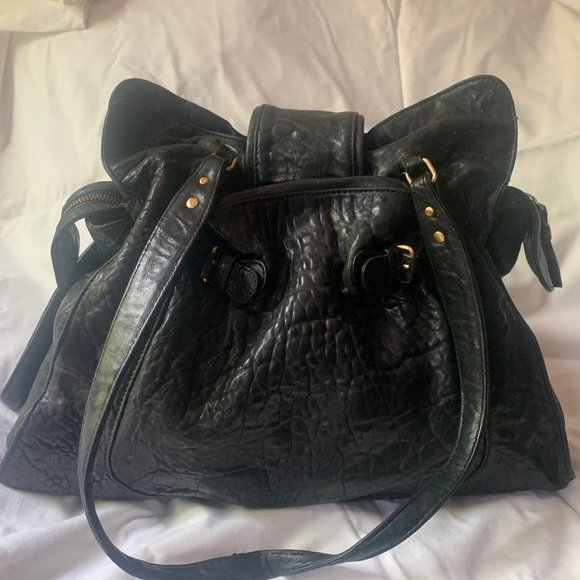 Vanessa Bruno large black leather bag - Picture 2 of 6